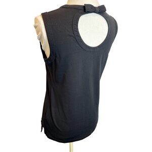 Kate Spade Black Tank Top with Back Bow M‎